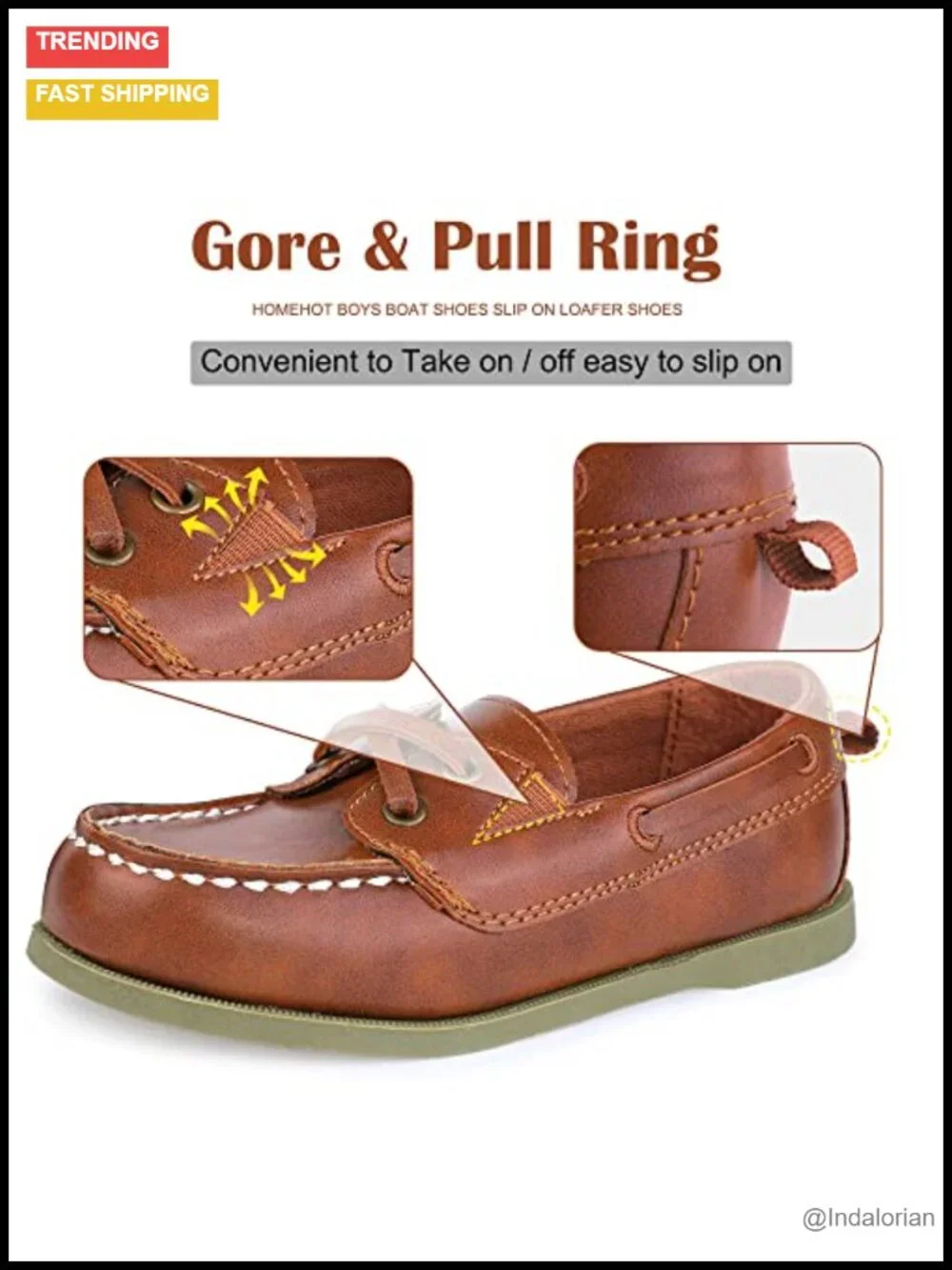 Boys Dress Loafers Slip Ons Mocc School Shoes Vegan Leather